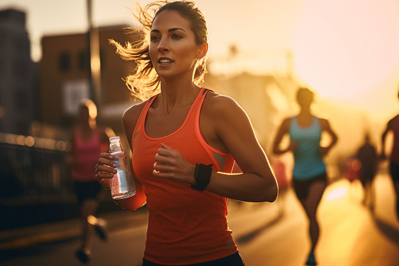 Managing hydration and nutrition during the race